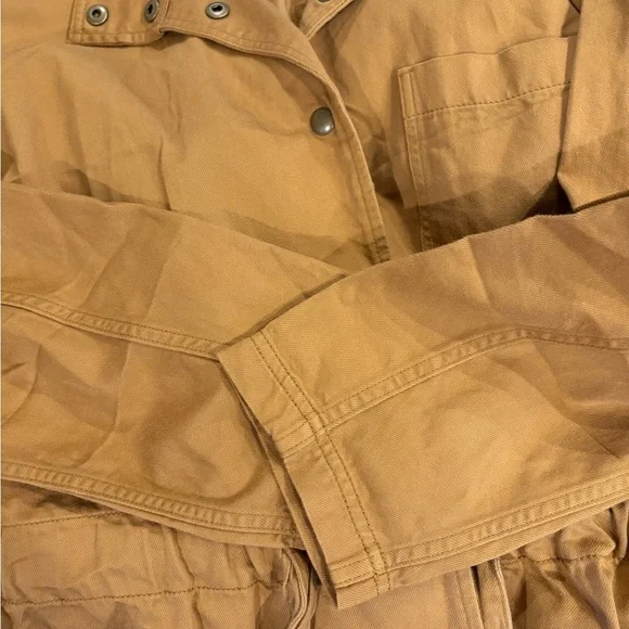 Madewell Southlake Military belted jacket with snaps. Sz S/M - Picture 6 of 6